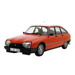 CITROËN GSA Repair Manual