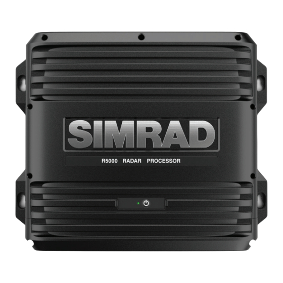Simrad R5000 Installation Manual