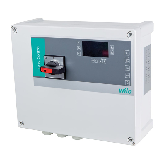 Wilo Easy Control MS-L 1x4kW Installation And Operating Instructions Manual
