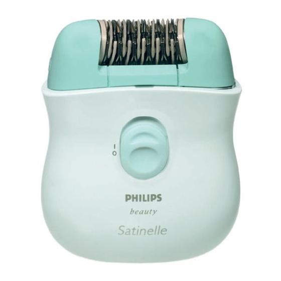 Philips beauty Satinelle HP2840/PB Manuals