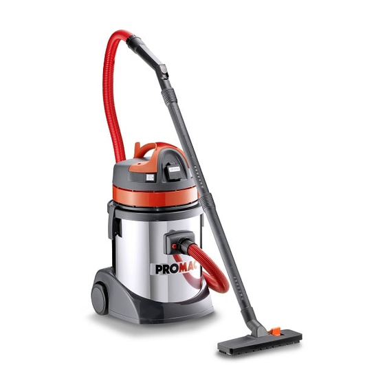 IP CLEANING PROMAC VAC 27T User And Maintenance Handbook