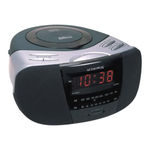 Audiovox CE256 - CE 256 CD Clock Radio Instruction Manual