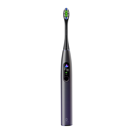 Oclean Pro Oclean X Electric Toothbrush Manuals