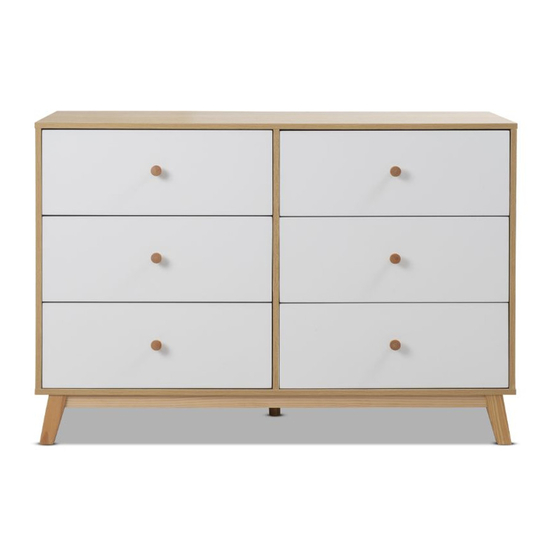 Mocka Aspen Six Drawer Assembly Instructions Manual