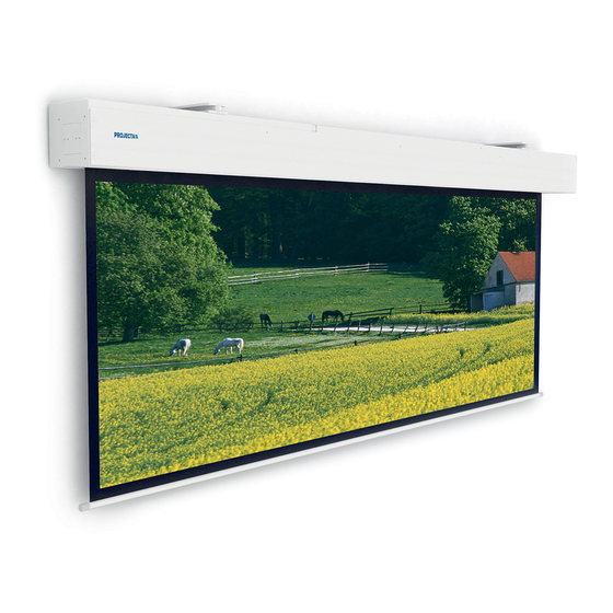 Projecta Elpro Large electrol Mounting Instruction