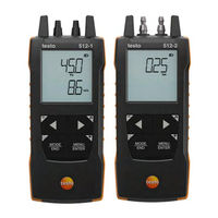TESTO 0560 1512 Instruction Manual