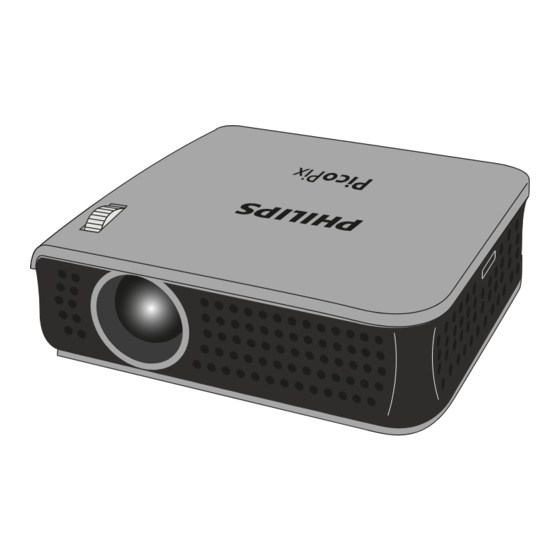 User Manuals: Philips PPX4010/INT Pocket Projector