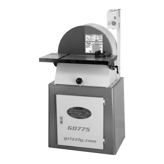 Grizzly G0775 Owner's Manual