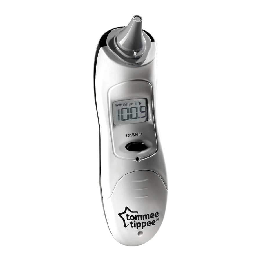 Tommee Tippee Digital Ear Thermometer - Thermometer Manual