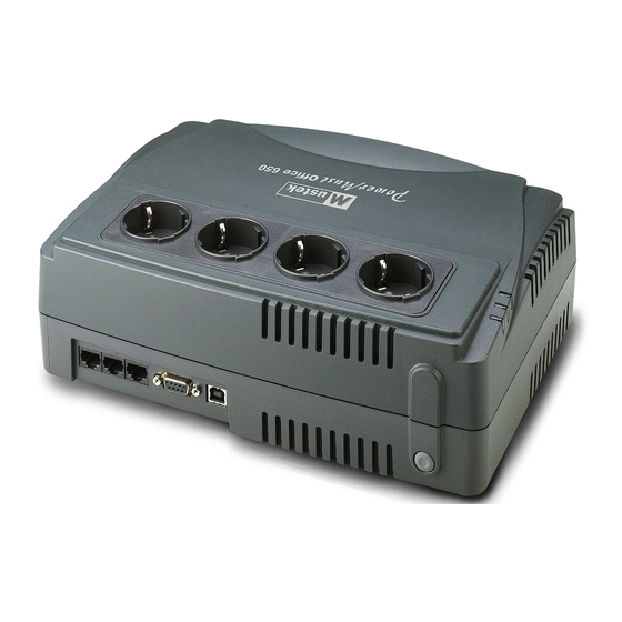 Mustek POWERMUST 650 OFFICE Brochure