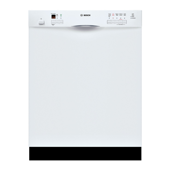 Bosch SHE55M12UC - 24" Evolution 500 Series Dishwasher Instructions For Use Manual