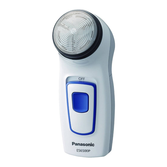 Panasonic ES6500 Operating Instructions Manual