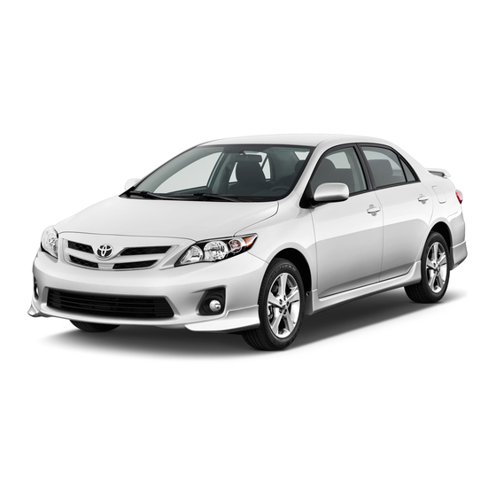 Toyota 2012 Matrix Owner's Manual