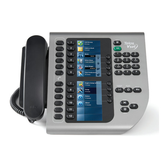 Telos Vset Quick Start Installation Manual