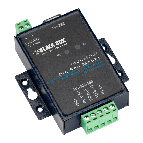 Black Box ICD400A Quick Start Manual