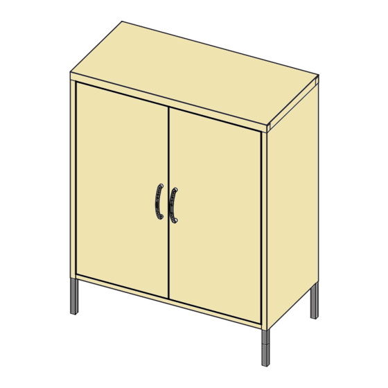 popstrukt Sugar Storage Cabinet Assembly Instructions Manual