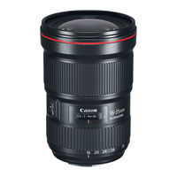 Canon ULTRASONIC EF Lens Instruction