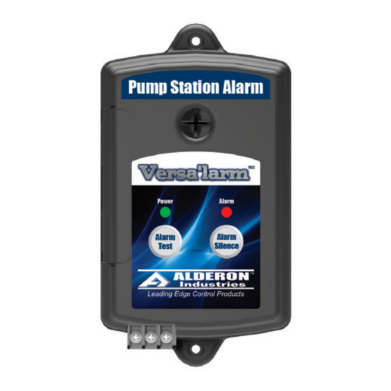 Alderon Industries Versa'larm VA01A Operation, Maintenance And Installation Manual