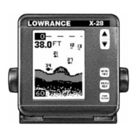 Lowrance X-28 Installation And Operation Instructions Manual
