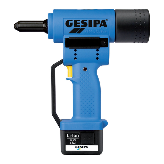 Gesipa AccuBird Classic User Manual