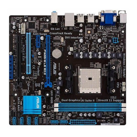 Asus F1A55-M LE R2.0 Quick Start Manual