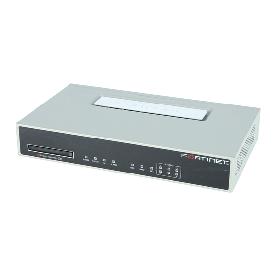 Fortinet FortiGate 60B Security Appliance Manuals