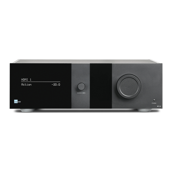 Lyngdorf Audio MP-50 User Manual