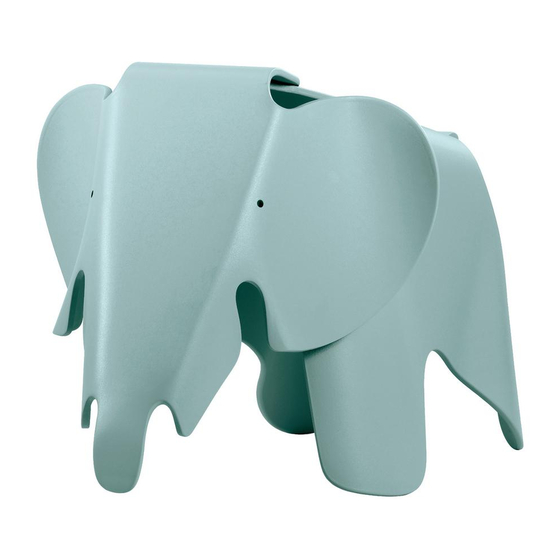 VITRA Eames Elephant Instructions For Use Manual