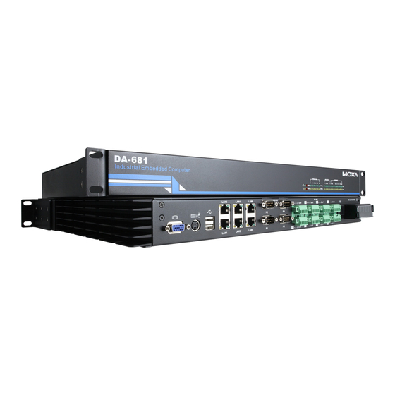 Moxa Technologies DA-681 Series Manual