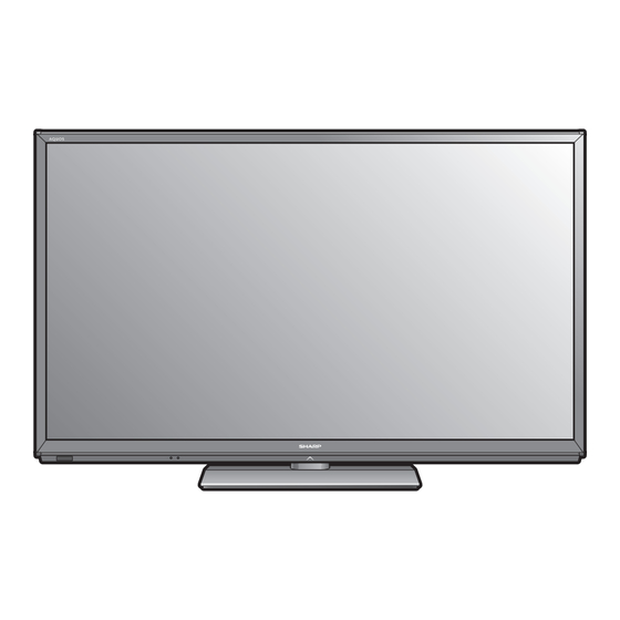 Sharp AQUOS LC-60LE841E Operation Manual