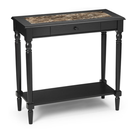 convenience concepts French Country Foyer Table M6042189 Quick Start Manual
