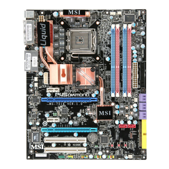 MSI P45 Diamond Series Manual