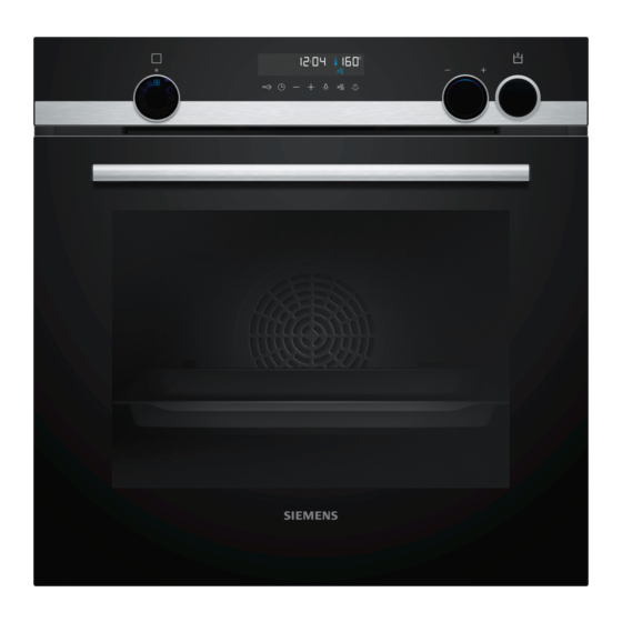 Siemens HR538ABS1 User Manual And Installation Instructions