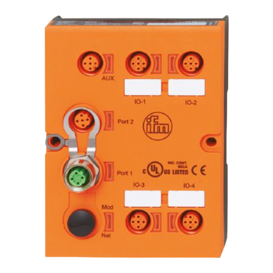 IFM DTE105 Operating Instructions Manual