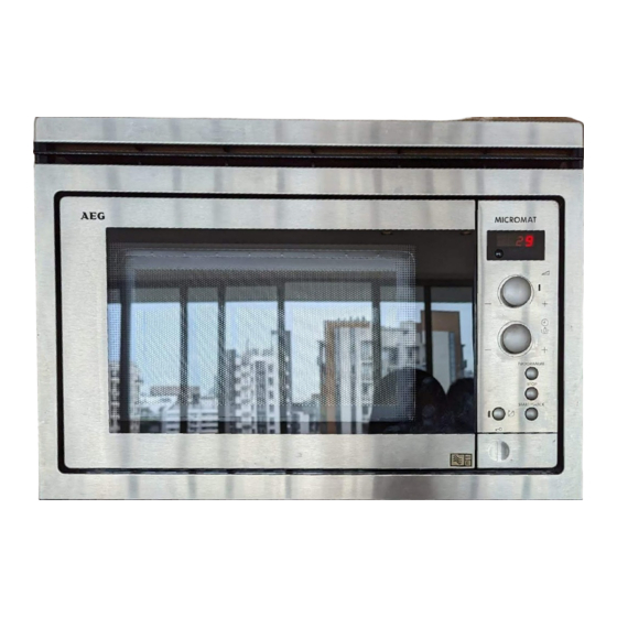 AEG MICROMAT 153 E Operating Instructions Manual