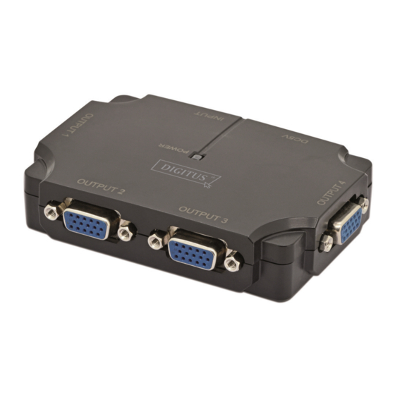 DIGITUS DS-41120-1 (2-PORT) USER MANUAL Pdf Download | ManualsLib