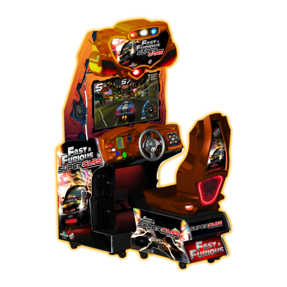 Raw Thrills Fast&Furious SUPERCARS Operator's Manual