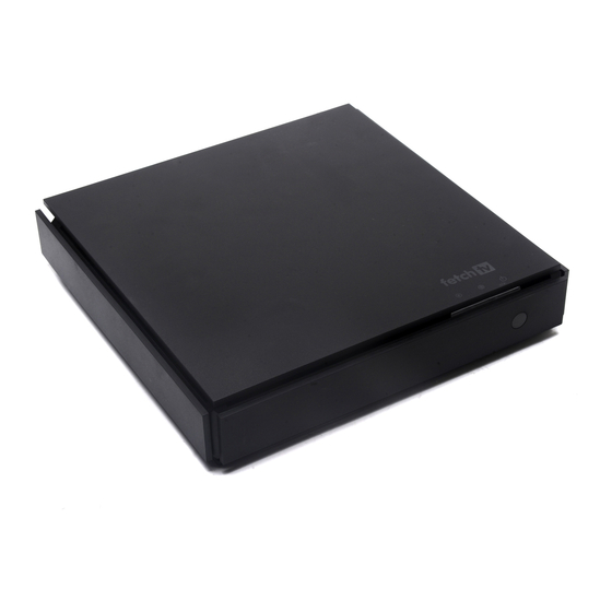 Fetch TV iinet Quick Start Manual