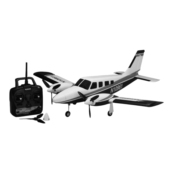 Kyosho PIPER PA34 VE29 TWIN Instruction Manual
