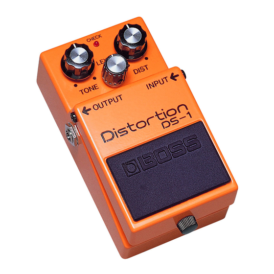 Boss Distortion DS-1 Service Notes