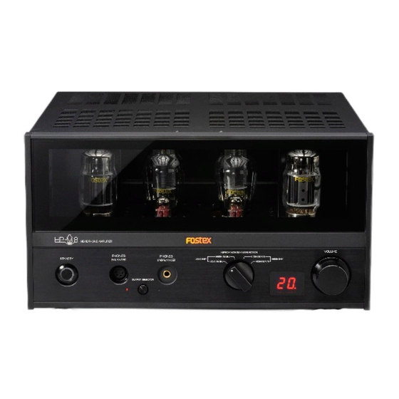 Fostex HP–V8 Owner's Manual