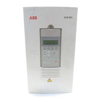 ABB ACS 600 MultiDrive Hardware Manual