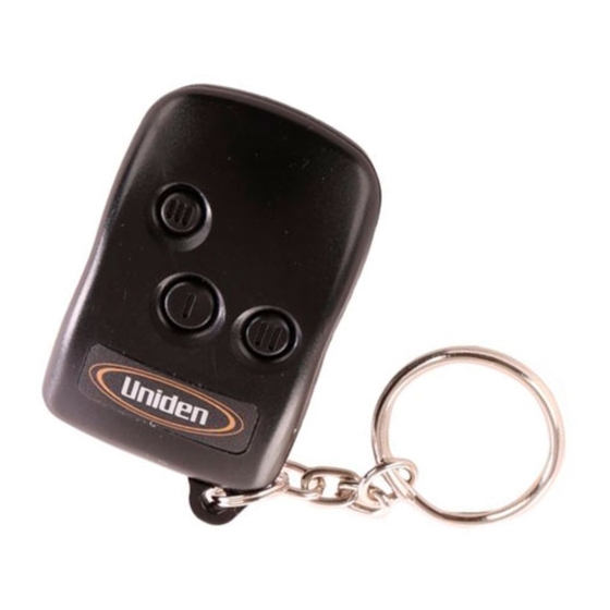 Uniden VS1600XR Operating Manual