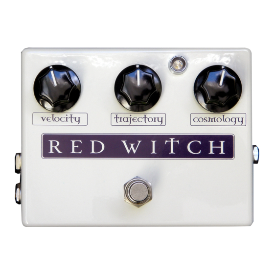 Red Witch Moon Phaser Manual & Warranty
