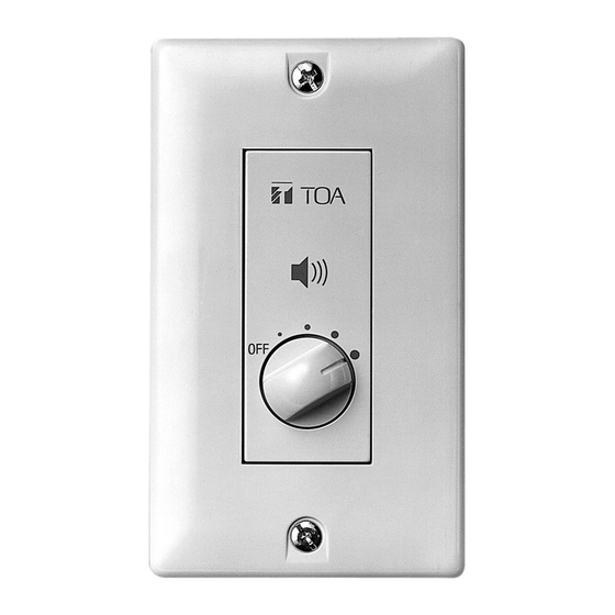 Toa AT-063Ap Instruction Manual