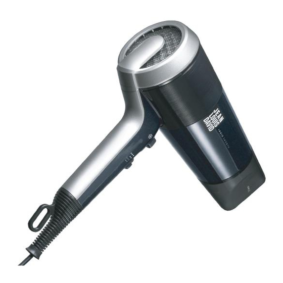 Jean Louis David Pro Hair Dryer Manual