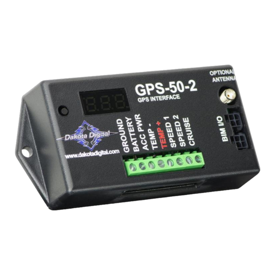 Dakota GPS-50-2 Manuals