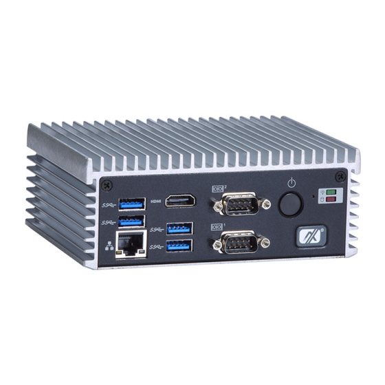 AXIOMTEK eBOX560-300-FL Quick Installation Manual