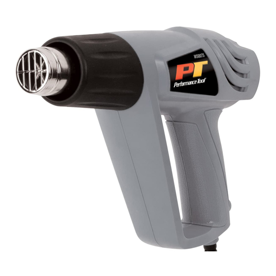 Performance Tool W50075 Owner's Manual