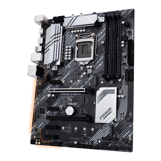 Asus PRIME Z490-P Manual